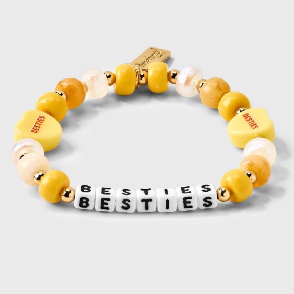 Little Words Project x Sweethearts “Besties” Beaded Bracelet, size S/M